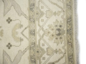 Cream Floral 8X16 Oushak Oriental Rug
