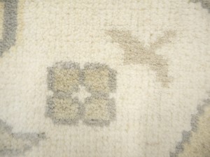 Cream Floral 8X16 Oushak Oriental Rug