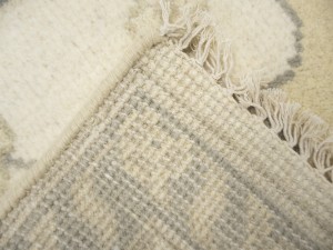 Cream Floral 8X16 Oushak Oriental Rug