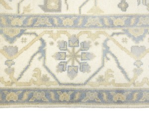 Cream Floral 8X16 Oushak Oriental Rug