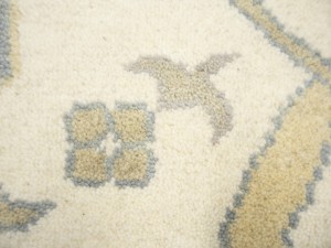 Cream Floral 8X16 Oushak Oriental Rug