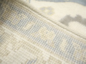 Cream Floral 8X16 Oushak Oriental Rug