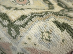 Cream Floral 3X25 Heriz Serapi Oriental Runner Rug
