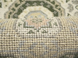 Cream Floral 3X25 Heriz Serapi Oriental Runner Rug