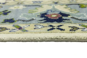 Cream Traditional Floral 9X12 Oushak Chobi Oriental Rug
