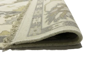 Muted Colors Transitional Floral 9X12 Oushak Chobi Oriental Rug