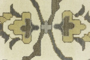 Muted Colors Transitional Floral 9X12 Oushak Chobi Oriental Rug