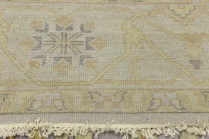 Muted Colors Floral 9X11'4 Oushak Chobi Oriental Rug
