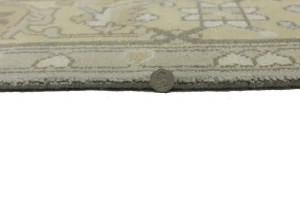 Gray Floral Traditional 9X12 Oushak Chobi Oriental Rug