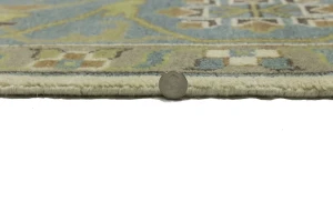 Muted Colors Floral 9X12 Oushak Oriental Rug
