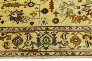 Muted Colors Floral 10X14 Oushak Chobi Oriental Rug