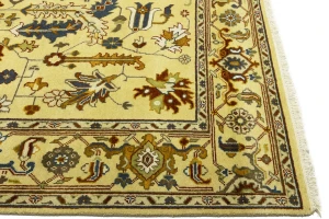 Muted Colors Floral 10X14 Oushak Chobi Oriental Rug