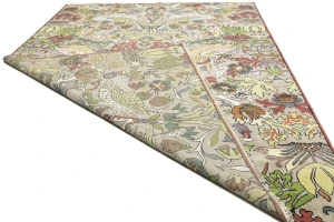 Beige Floral 10X14 Chobi Oriental Rug