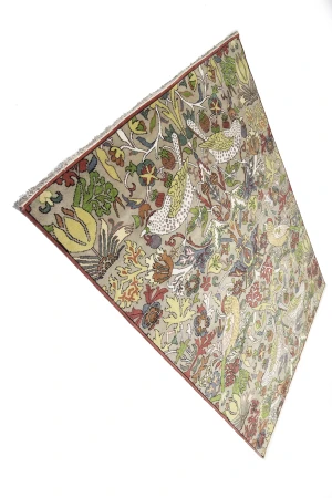 Beige Floral 10X14 Chobi Oriental Rug