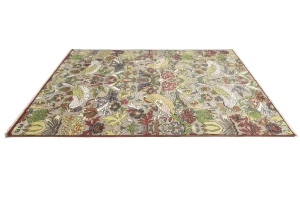 Beige Floral 10X14 Chobi Oriental Rug