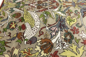 Beige Floral 10X14 Chobi Oriental Rug