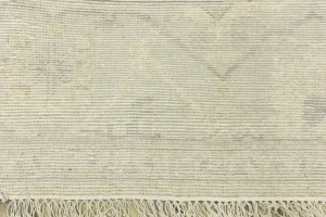 Cream Floral Traditional 8X10 Oushak Oriental Rug