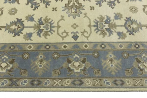 Muted Colors Floral Transitional 8X10 Oushak Oriental Rug