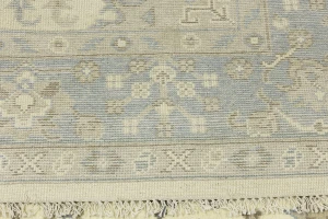 Muted Colors Floral Transitional 8X10 Oushak Oriental Rug