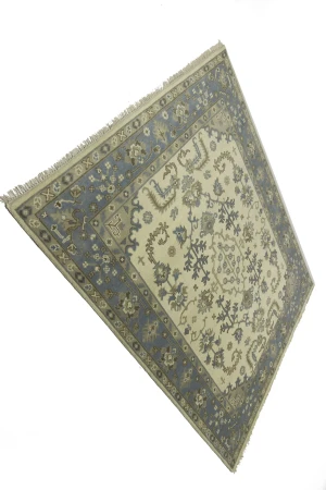 Muted Colors Floral Transitional 8X10 Oushak Oriental Rug