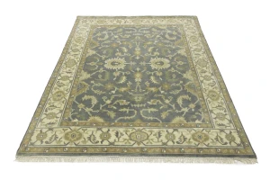 Muted Colors Floral Traditional 8X10 Oushak Chobi Oriental Rug