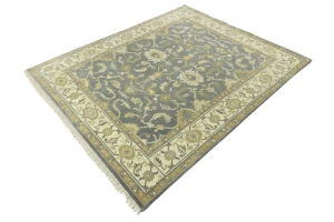 Muted Colors Floral Traditional 8X10 Oushak Chobi Oriental Rug
