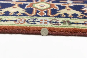 Orange Floral 8X10 Heriz Serapi Oriental Rug