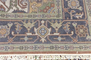 Orange Floral 8X10 Heriz Serapi Oriental Rug