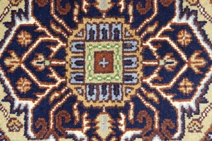 Orange Floral 8X10 Heriz Serapi Oriental Rug