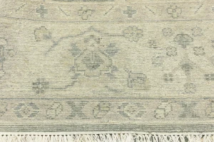 Muted Colors Floral Transitional 8X10 Oushak Chobi Oriental Rug