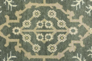 Muted Colors Floral Transitional 8X10 Oushak Chobi Oriental Rug