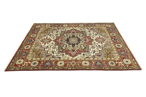 Scarlet Red 8X10 Heriz Serapi Oriental Rug