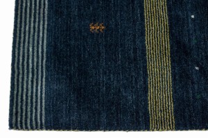 Multicolored Stripes Modern 6X8 Indo-Gabbeh Oriental Rug