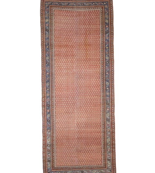 Antique Muted Tribal 6X14 Malayer Persian Rug