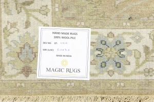Light Rust Floral 4x6 Osh Chobi Oriental Area Rug