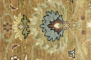 Light Rust Floral 4x6 Osh Chobi Oriental Area Rug