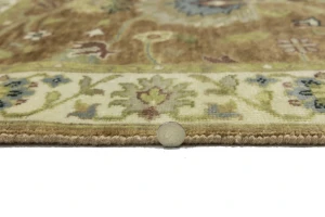 Rust Orange Floral 3X5 Osh Chobi Oriental Rug
