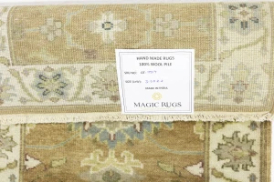 Rust Orange Floral 2X3 Osh Chobi Oriental Rug
