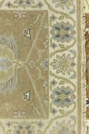 Light Rust Floral 2x14 Osh Chobi Oriental Runner Rug