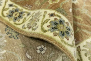 Light Rust Floral 2x14 Osh Chobi Oriental Runner Rug