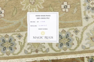 Light Rust Floral 2x12 Osh Chobi Oriental Runner Rug