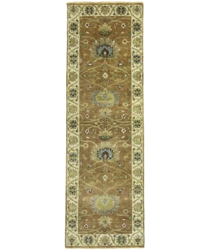 Light Rust Floral 2'6X7'10 Osh Chobi Oriental Runner Rug