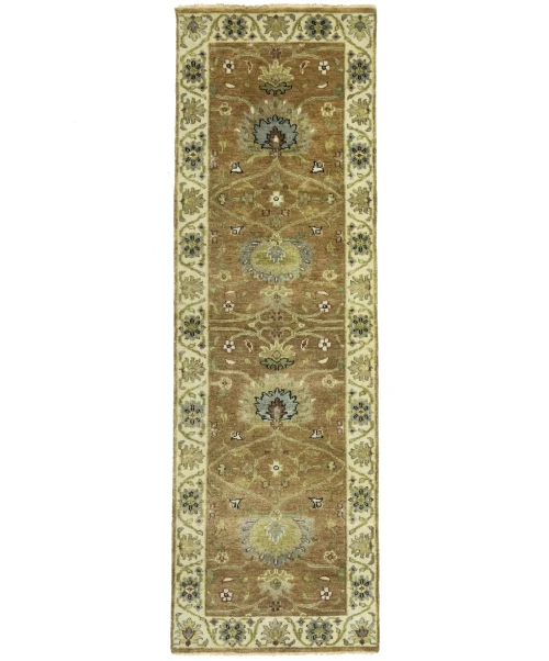 Light Rust Floral 2'6X7'10 Osh Chobi Oriental Runner Rug