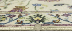 Cream Floral 3X5 Oushak Chobi Oriental Rug