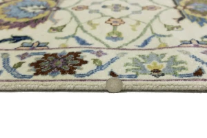 Cream Floral 3X8 Osh Chobi Peshawar Oriental Runner Rug