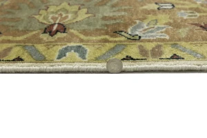Cream Traditional Floral 9X12 Oushak Chobi Oriental Rug