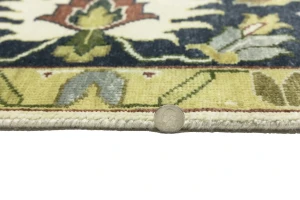 Cream Floral 10X14 Oushak Chobi Oriental Rug