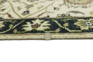 Cream Floral 2'5X8 Osh Chobi Peshawar Oriental Runner Rug