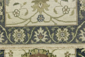 Cream Floral 2'5X8 Osh Chobi Peshawar Oriental Runner Rug