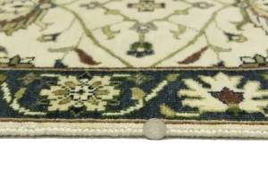 Cream Floral 2'5X10 Osh Chobi Peshawar Oriental Runner Rug